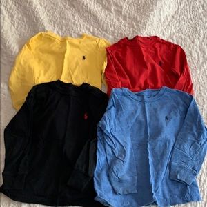 Set of 5 long sleeve Ralph Lauren t-shirts